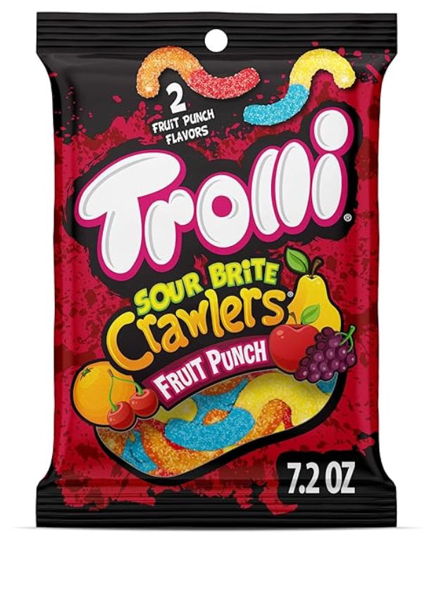 Trolli sour bite fruit punch gummy worms