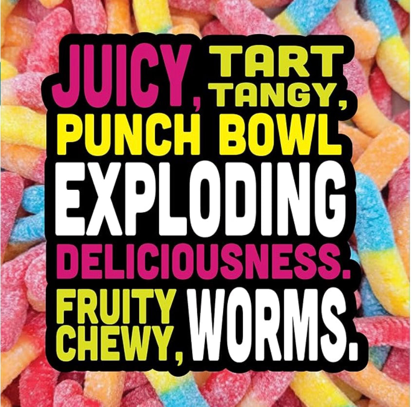 Trolli sour bite fruit punch gummy worms